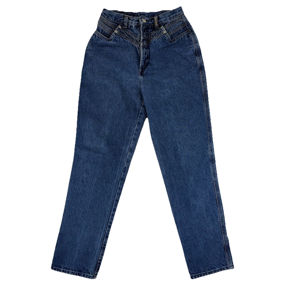 Vintage Rockies Blue Jeans Womens 9/10 Inseam 30.5 High Rise Western Made USA